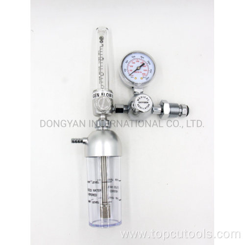 Hospital Use Oxygen Flowmeter with Humidifier Bottle